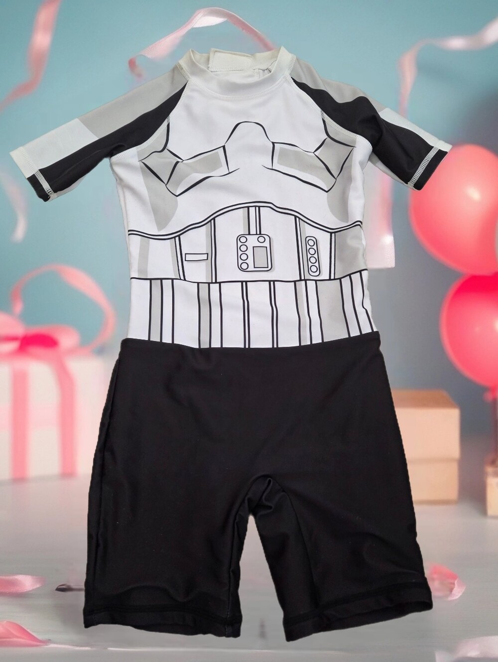 *1356 Star Wars swim suit piece Rashguard Boys 104 cm or 4T